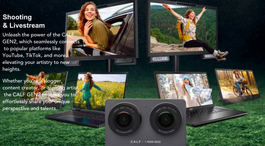 🎄 Make This Christmas More Real — Capture the Holiday with the CALF VISINSE 3D VR180 Camera